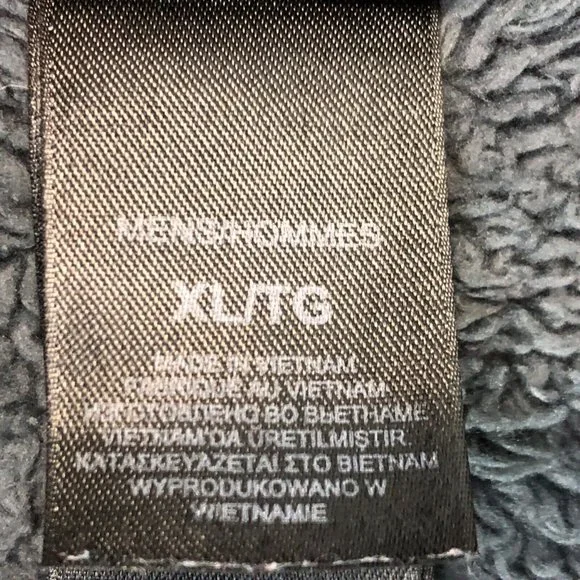 The North Face Full Zip Sweater XL Extra Large Long Sleeve Logo Green Men's - Picture 6 of 13